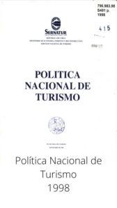 Política Nacional de Turismo 1998