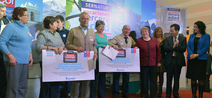 Presidenta Bachelet encabeza lanzamiento de la nueva temporada del Programa  Vacaciones Tercera Edad