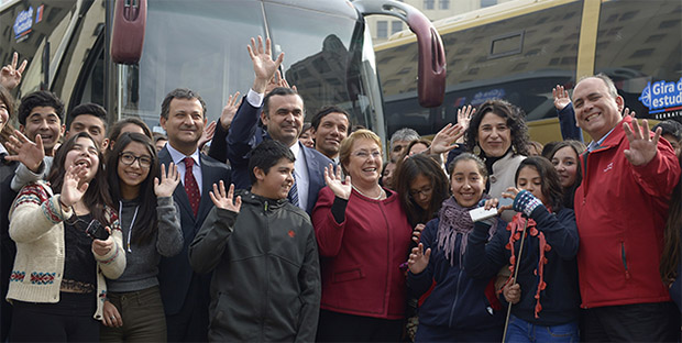 Presidenta Bachelet: “Nuestro compromiso con Chile se va haciendo realidad con cosas concretas”