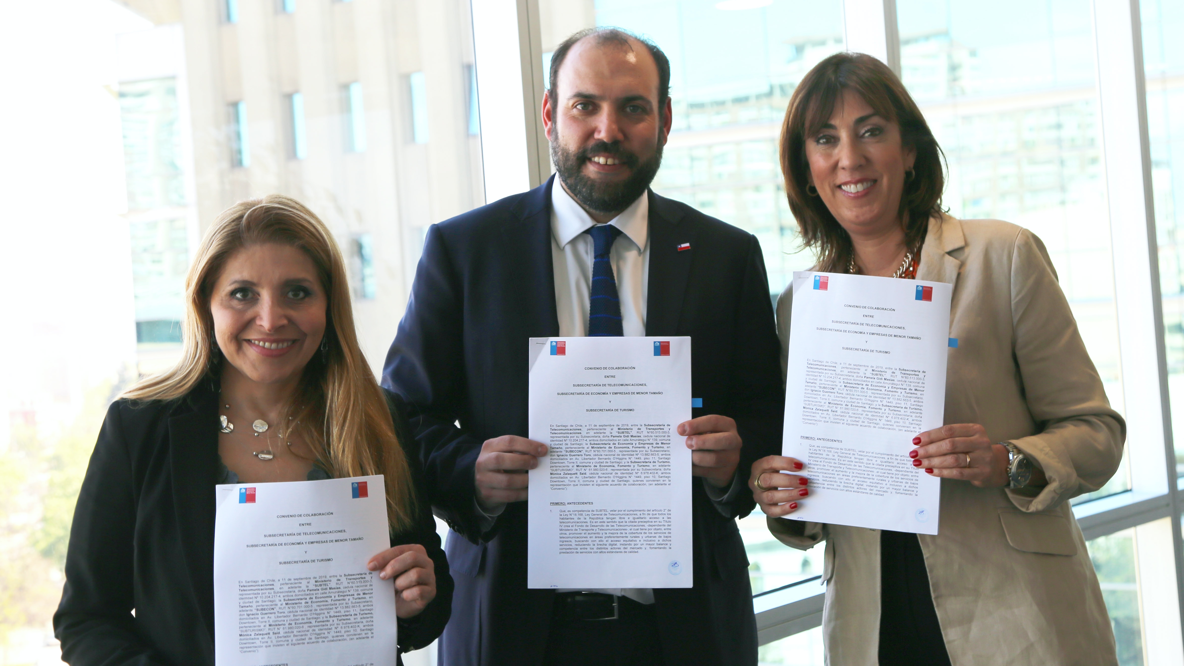 Subsecretarías de Telecomunicaciones, Economía y Turismo desarrollan convenio para potenciar emprendimientos y la conectividad en sectores turísticos del país