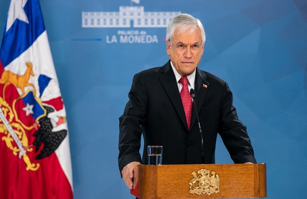 Presidente Sebastián Piñera decreta estado de catástrofe nacional por 90 días