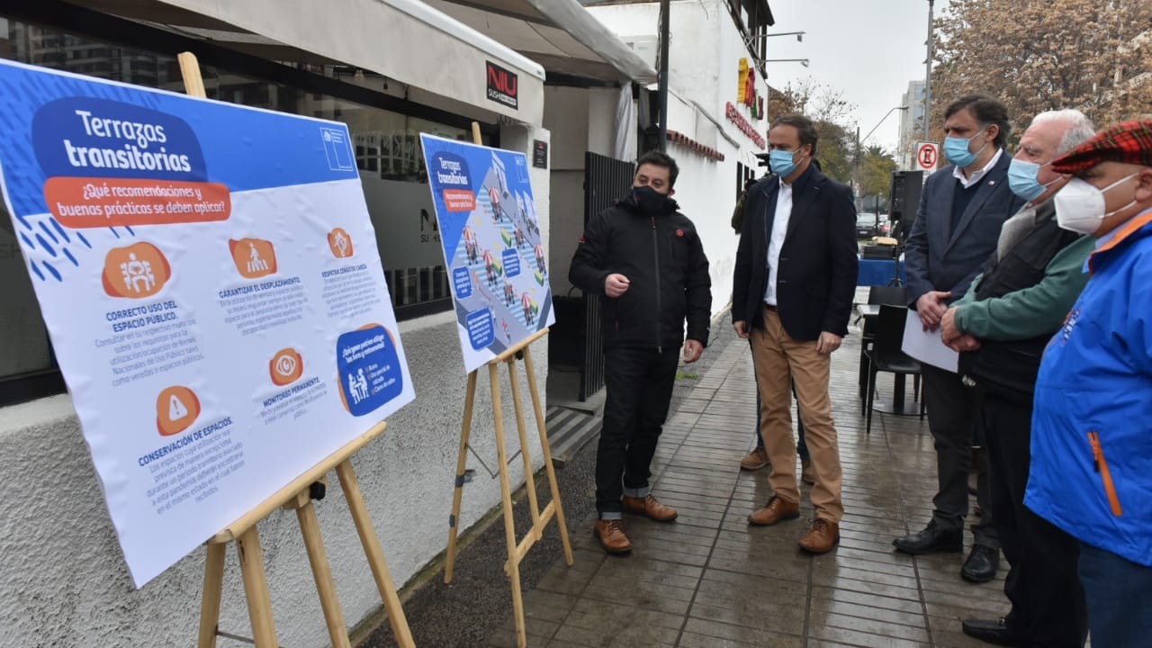 Gobierno presenta recomendaciones para correcto uso de terrazas transitorias en restaurantes y bares